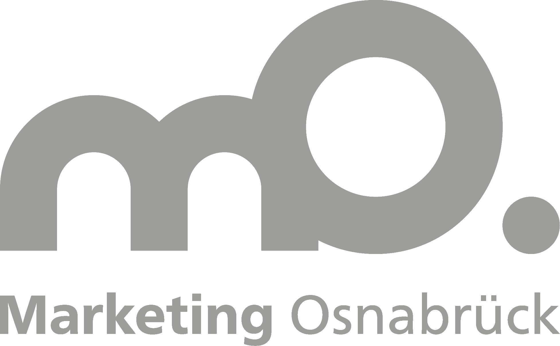 Logo "Marketing Osnabrück" in grau
